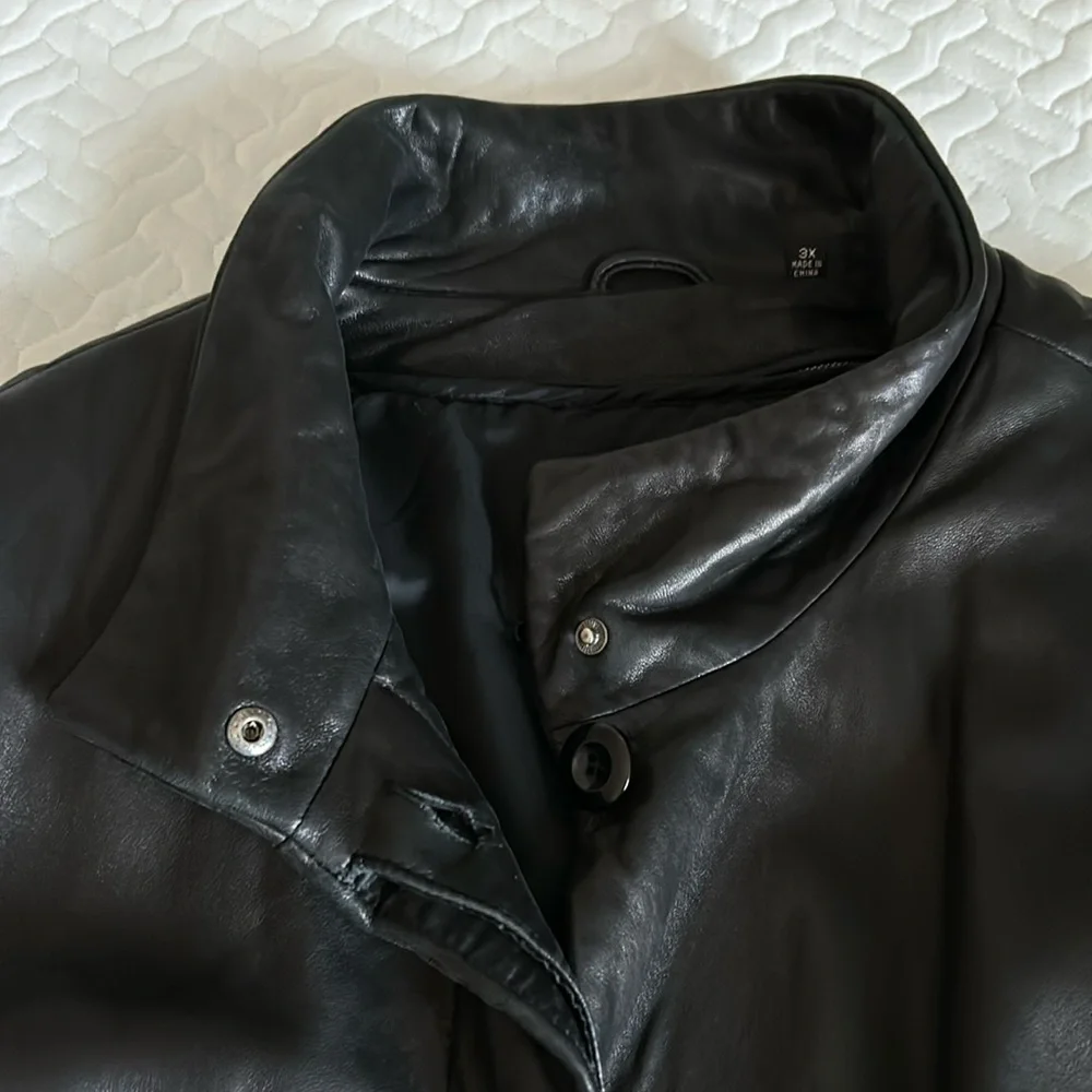 Tibor Leathers - Women’s Black Thermolite Insulated Jacket, 3x - Picture 6 of 13